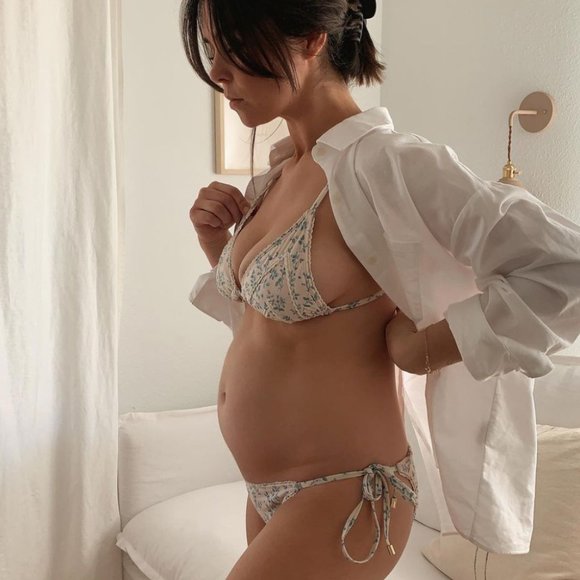 NWT | Sold Out Peony String Tri Bikini in Porcelain - Picture 4 of 15